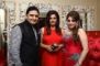 Umesh Dutt, Raveena Tandon and Meenakshi Dutt.jpg